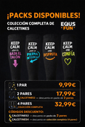 Calcetines "Keep Calm and...."