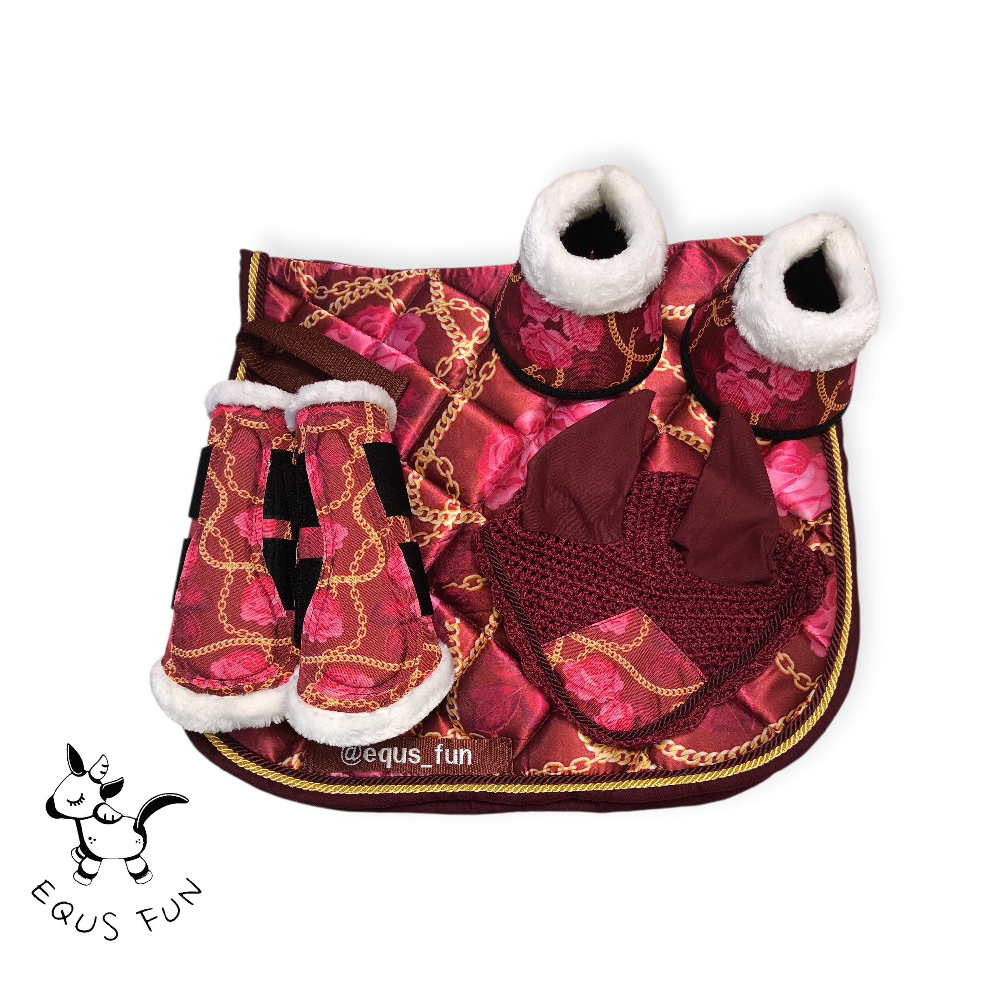 Conjunto Cadenas Rojo