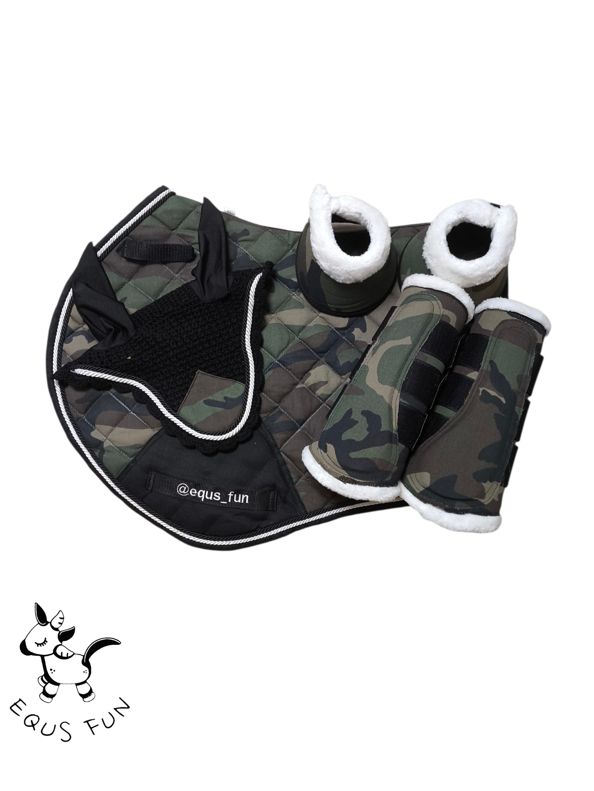 Set camuflaje verde