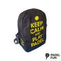 Mochila Keep Calm and play padel